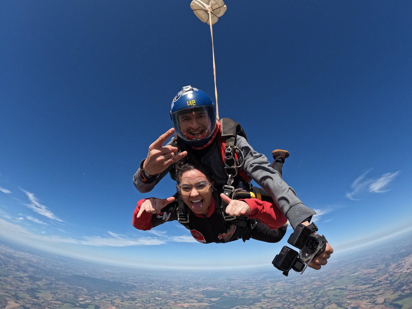 SALTO DUPLO DE PARAQUEDAS BOITUVA - SP